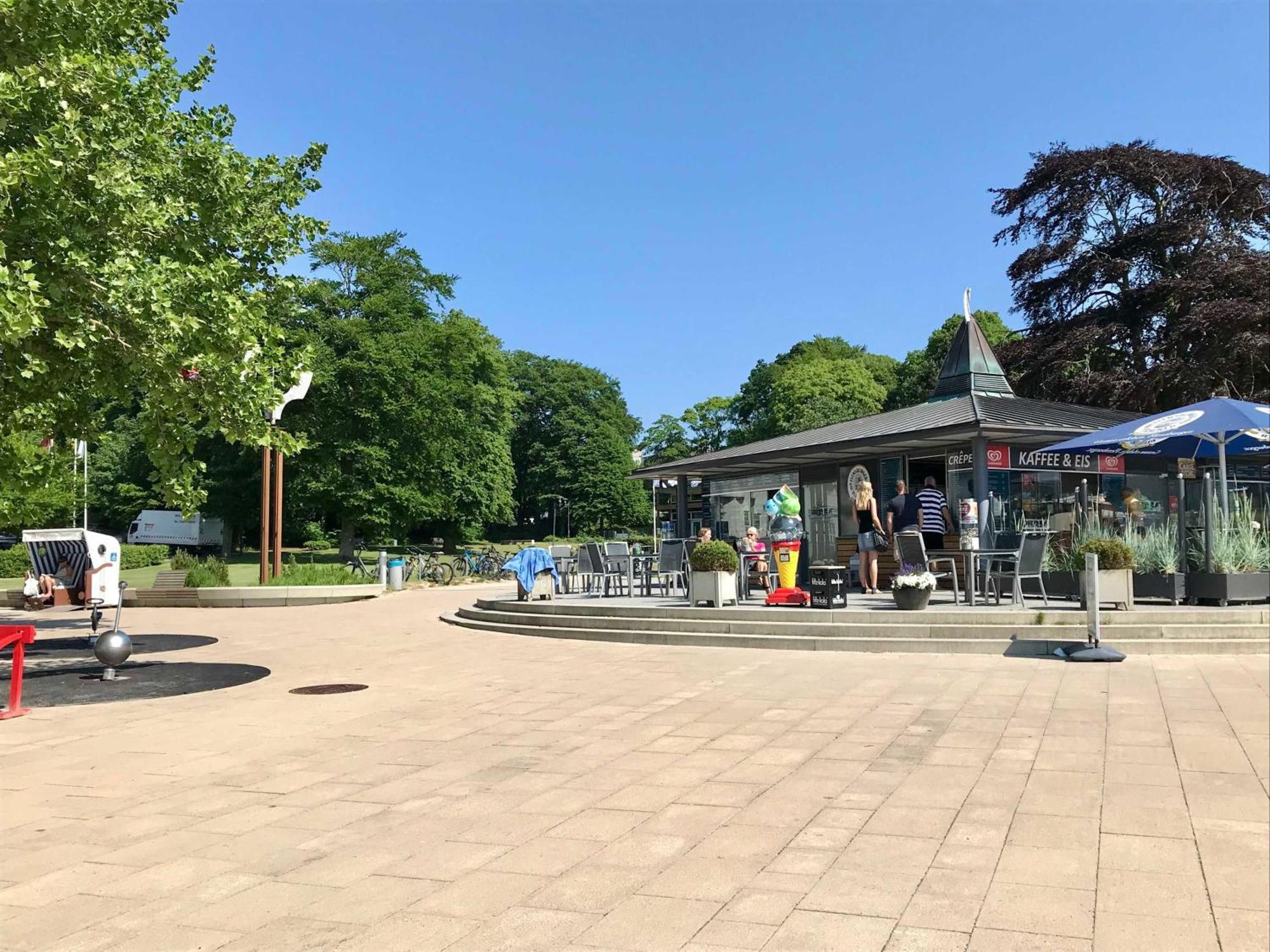 Ferienwohnung Skowronek Am Kurpark Glücksburg Exterior foto